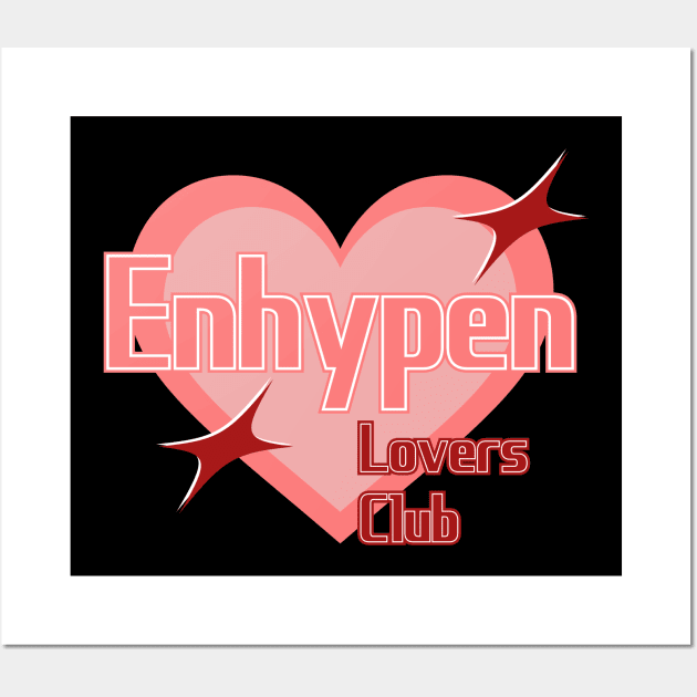 ENHYPEN Lovers Club Wall Art by wennstore